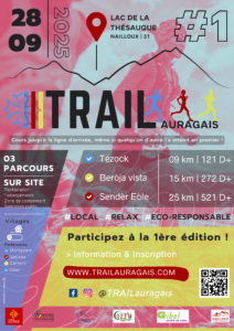 Affiche TRAILauragais Trail du Lauragais 2025